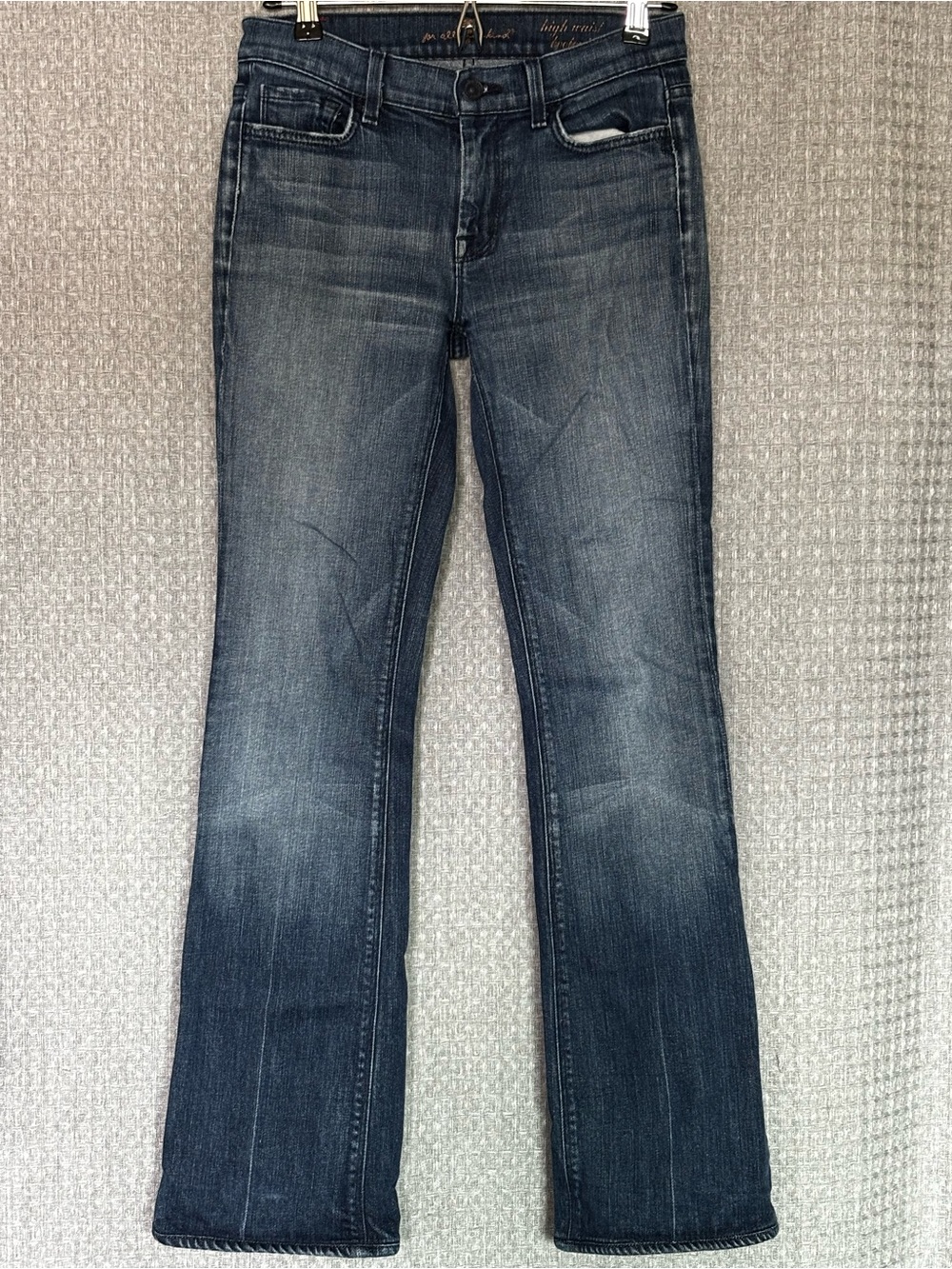 7 For All Mankind Dark Blue Flare Jeans